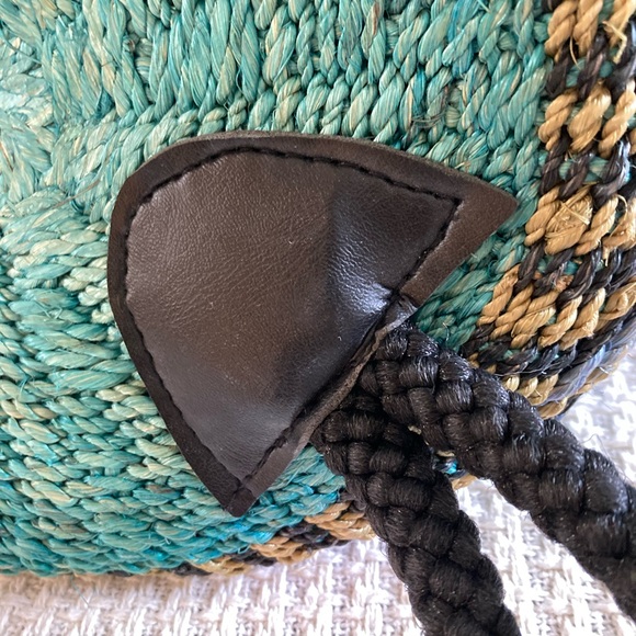 Straw shoulder handbag - Picture 6 of 7